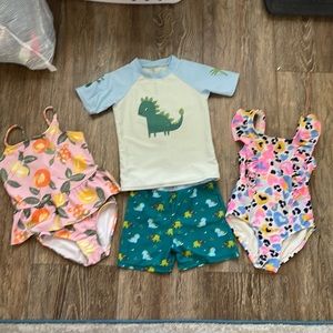 GIRLS SUMMER BUNDLE! swim and dresses